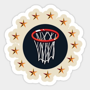 Love Basketball Shirt Gift Player Sticker